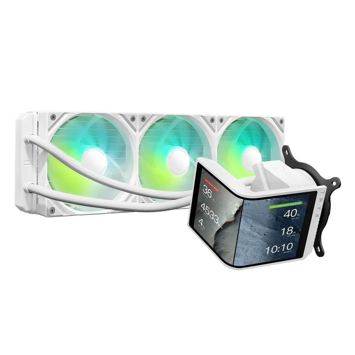 TRYX TRYX L-P360L-AM3M-G0W Panorama SE 360 ARGB White liquid cooler — product photo