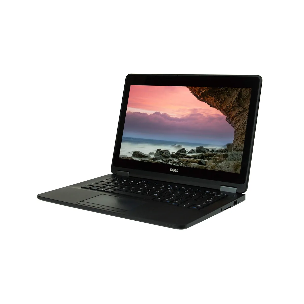 Silver Dell Latitude E7270 12.5 inch laptop closed on table