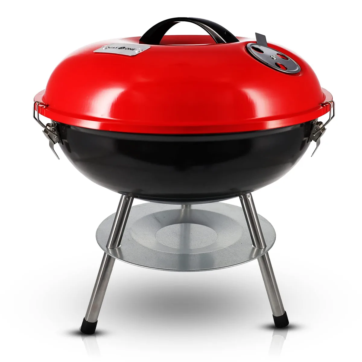  Gas One CG-14 14-inch Charcoal BBQ Grill Red — termékfotó