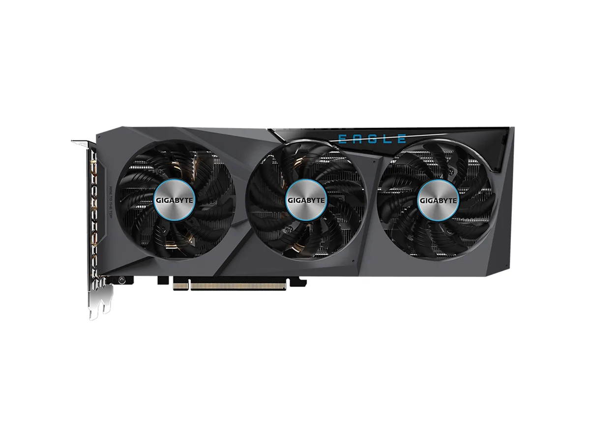 GIGABYTE GIGABYTE GV-N306TXEAGLE OC-8GD GeForce RTX 3060 Ti graphics card — product photo