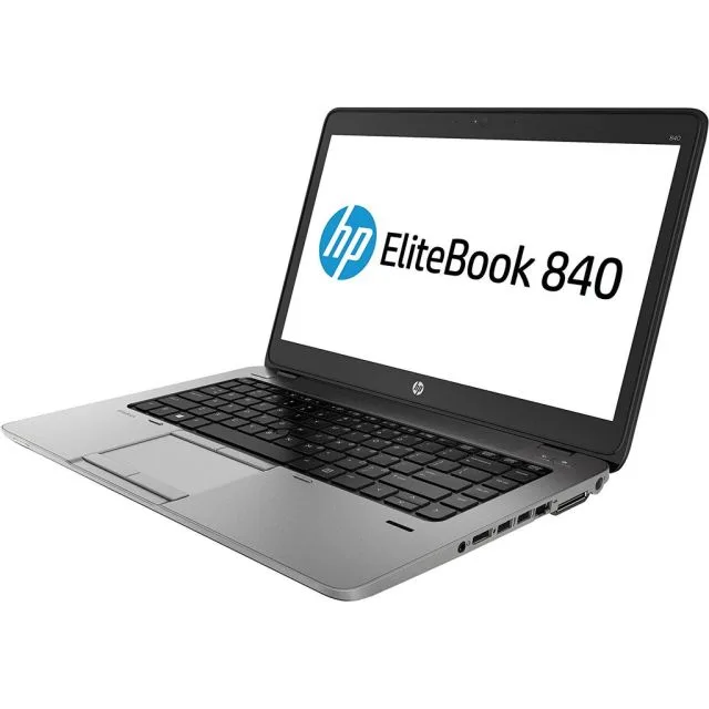 Silver 14.0 inch business laptop with matte finish