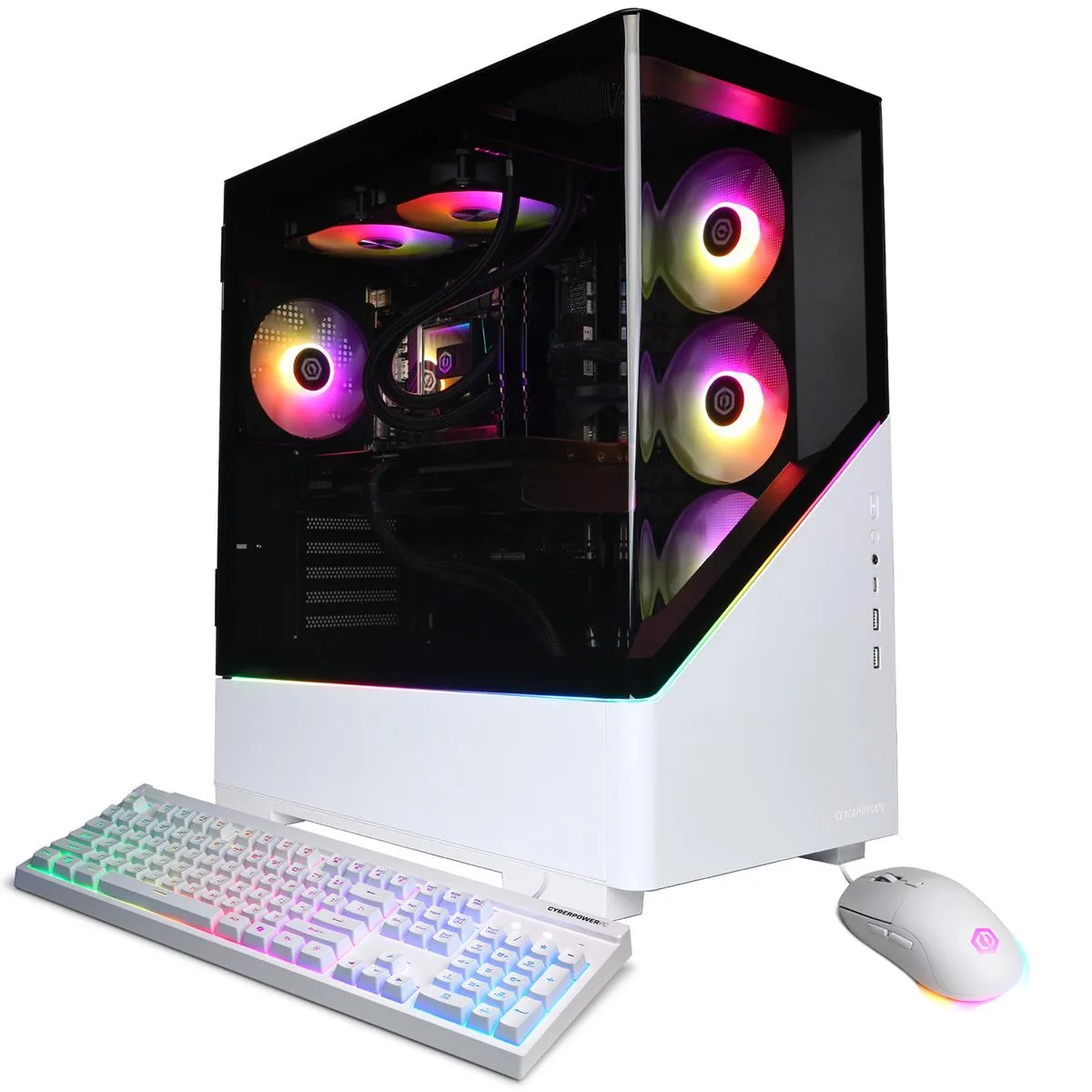 CyberpowerPC CyberpowerPC Gamer Supreme Intel Core Ultra 9 285 32GB 2TB RTX 5070 12GB White — produktfoto