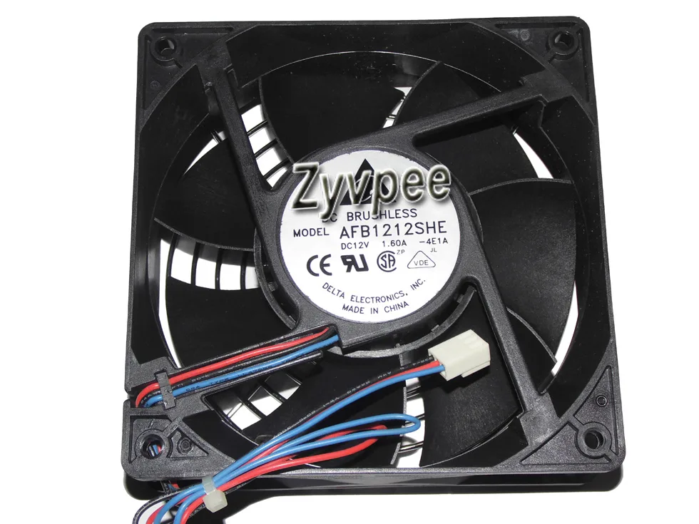 Zyvpee Zyvpee AFB1212SHE 120mm 12V 1.6A 3-pin case fan — foto del producto