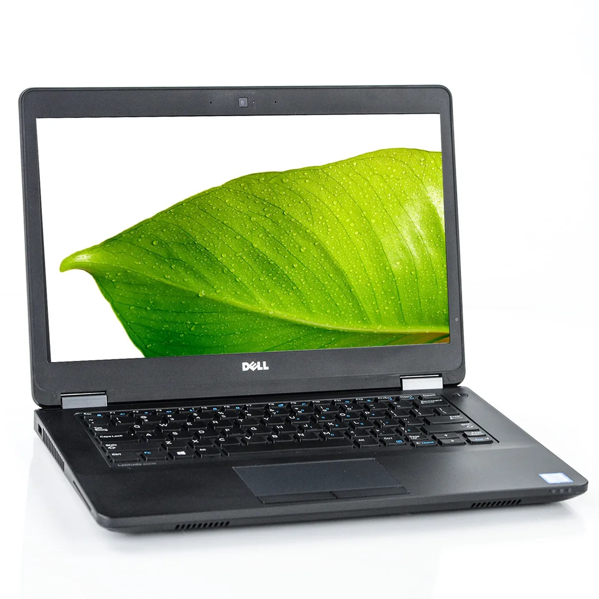 Black Dell Latitude E5470 14 inch laptop closed lid matte finish