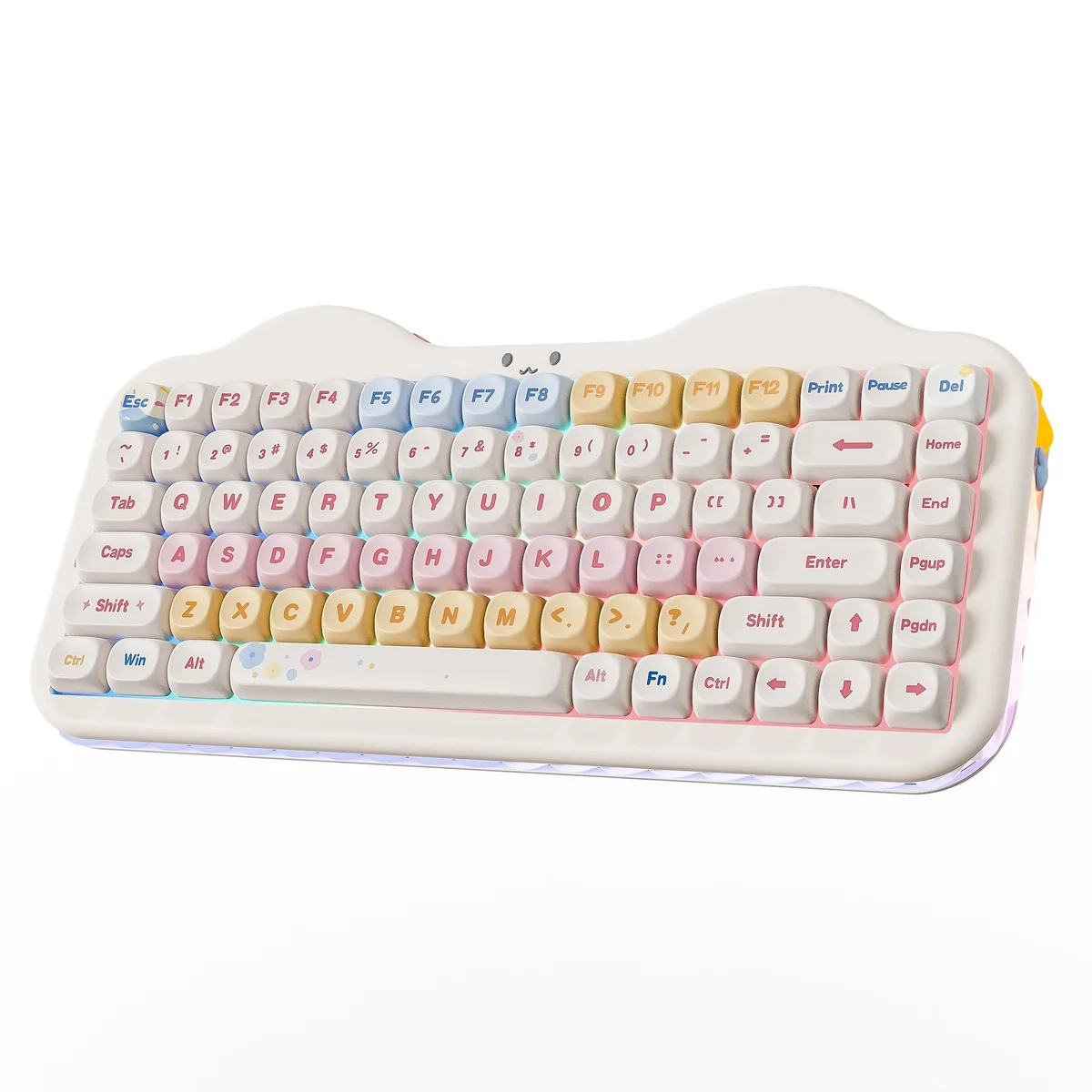 YUNZII YUNZII C75 75% Wireless Mechanical Keyboard Beige Milk V2 Switch — product photo