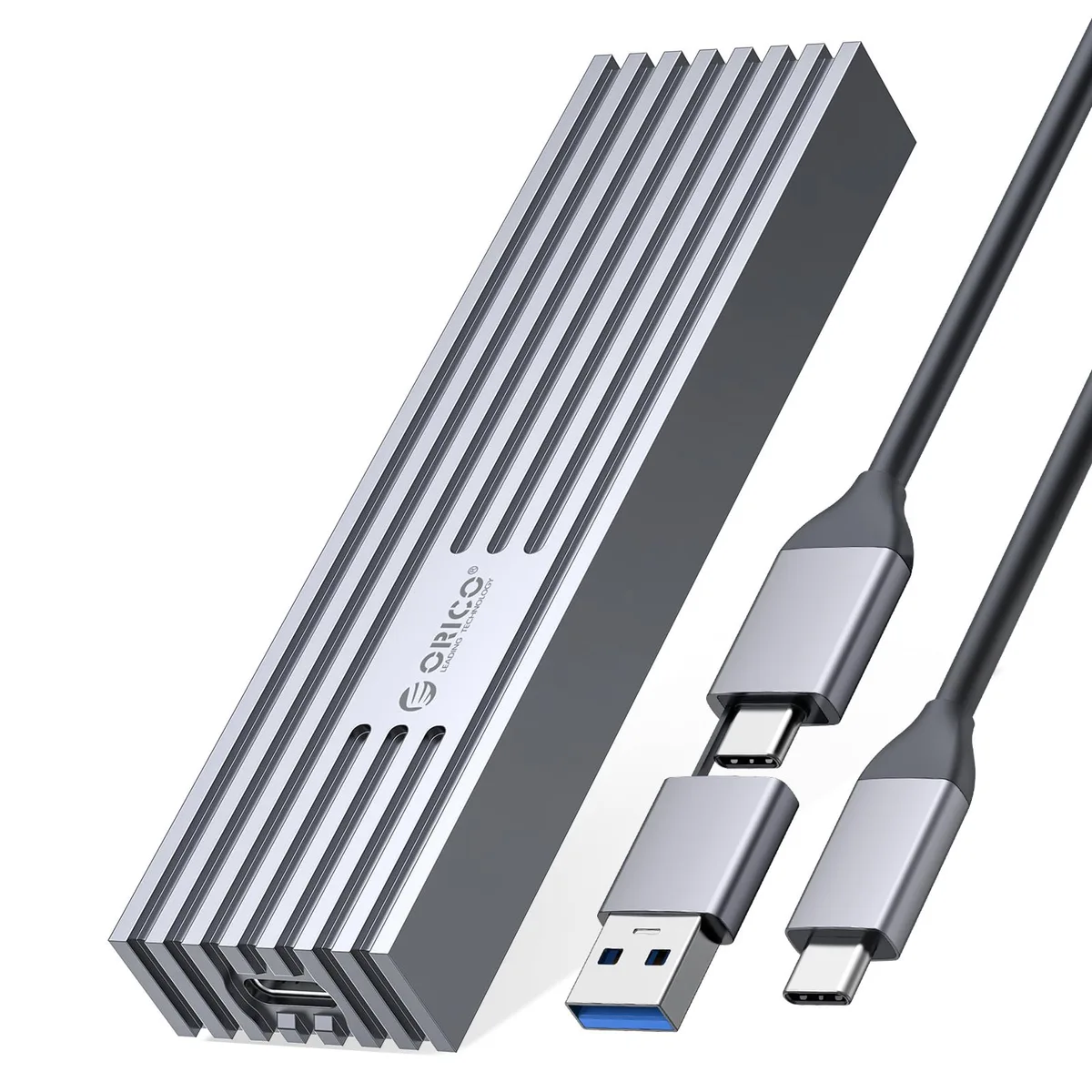 Orico Orico M.2 SATA NGFF SSD Enclosure USB-C 6Gbps Gray — toote foto
