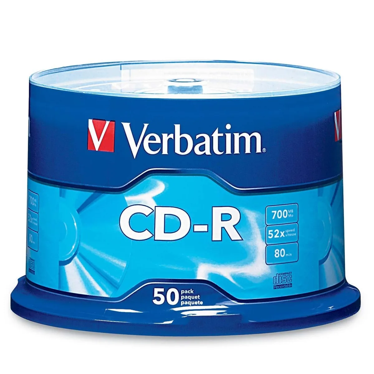 VERBATIM VERBATIM 94691 700MB 52X CD-R 50 Packs — 商品照片