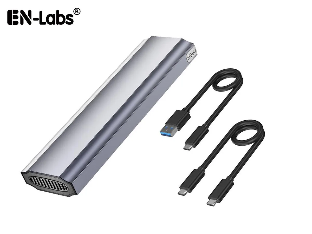 EN-Labs EN-Labs ENU325SSDAL M.2 NVME SATA USB 3.2 Gen 2 10 Gbps enclosure — 商品照片