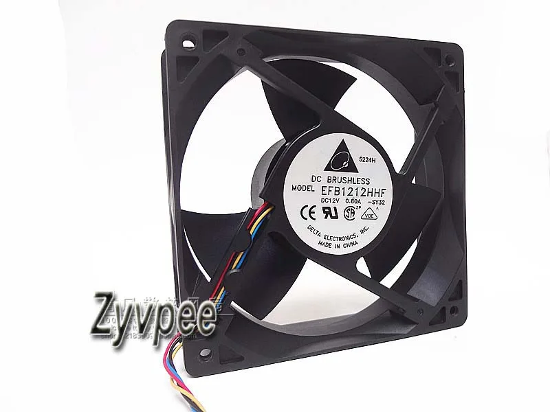 OEM Industries OEM Industries EFB1212HHF 120x32mm 12V .8A 4-Pin CPU Cooler — fotografia produktu