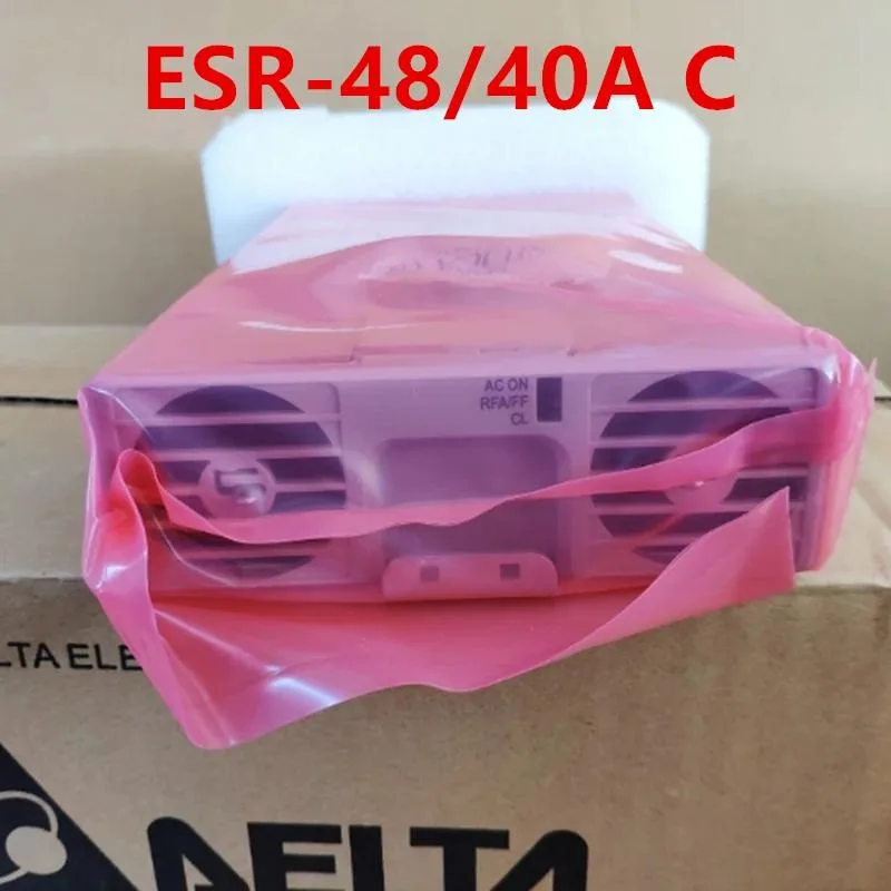 Rectangular ATX power supply unit with metal casing and cooling fan grille