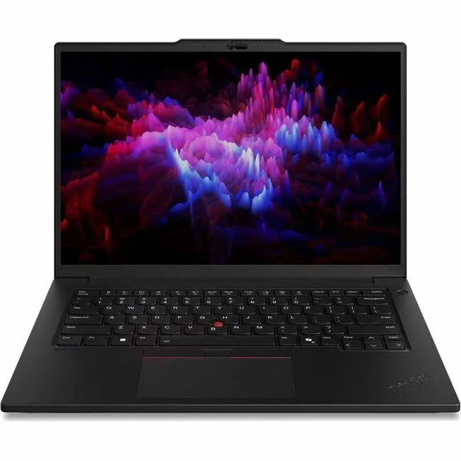 Black 14.5 inch ThinkPad P14s Gen 6 mobile workstation closed lid