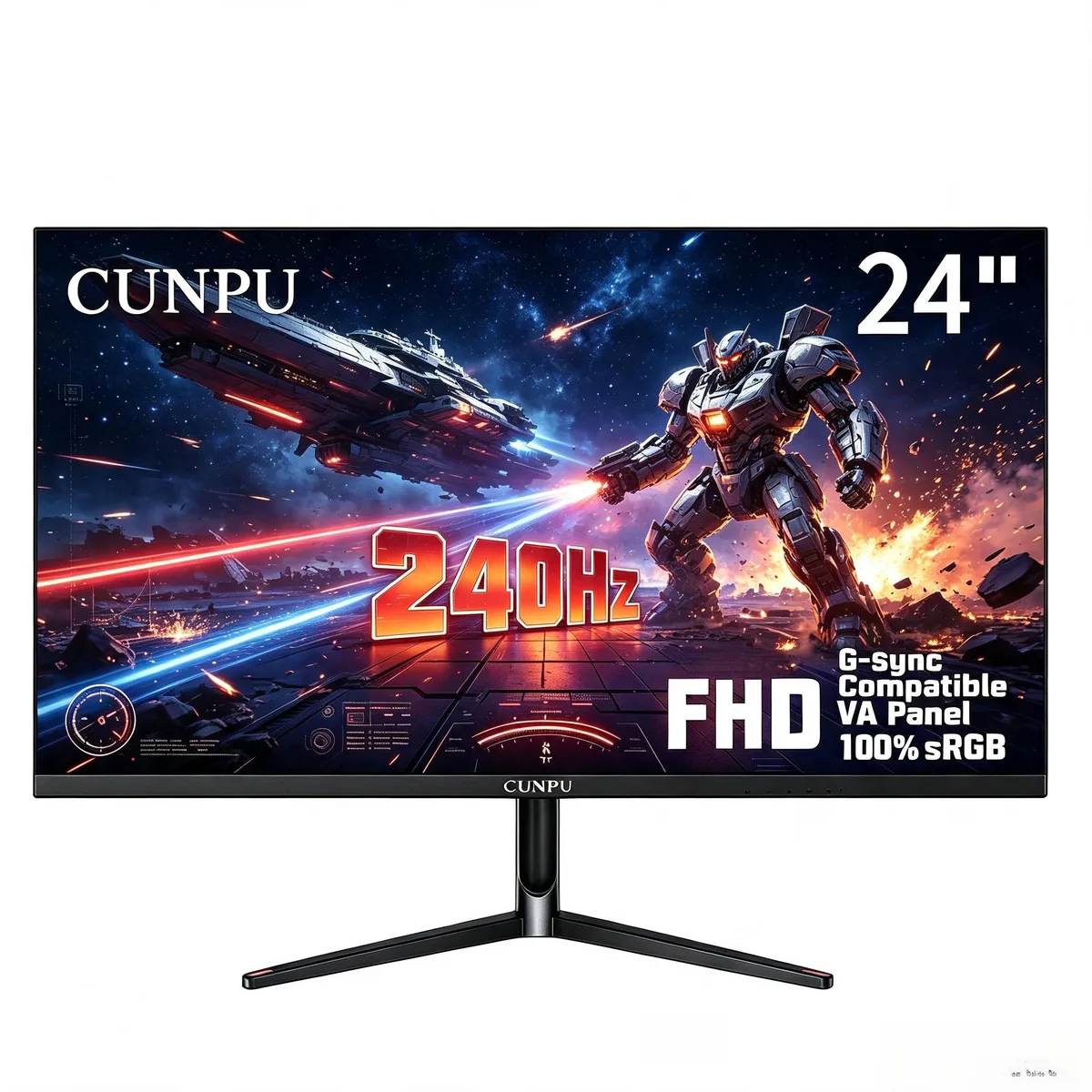 CUNPU CUNPU T245FG 24" 240Hz gaming monitor — product photo