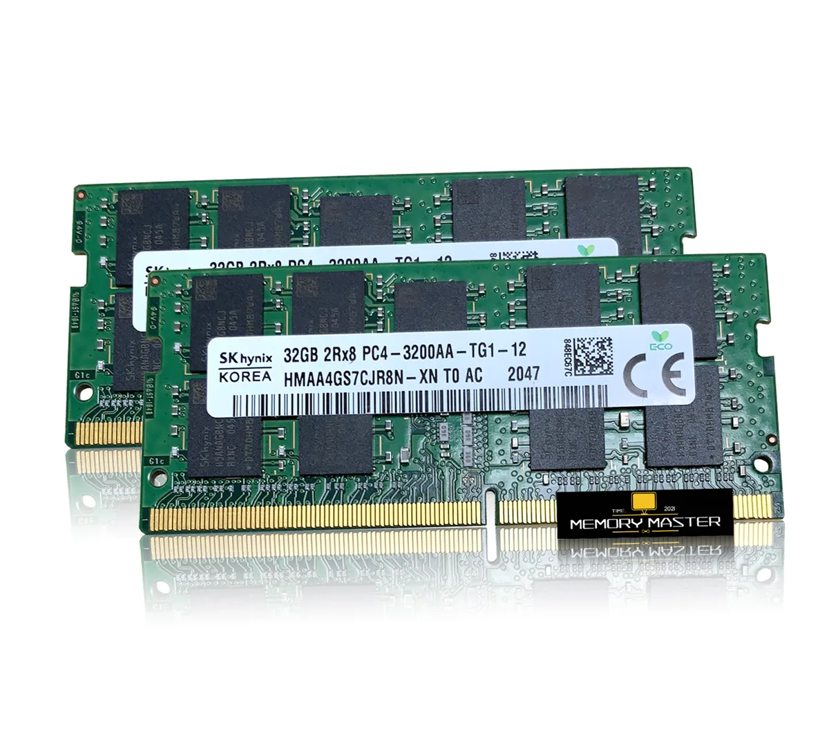 SK hynix SK hynix HMAA4GS7CJR8N-XN 64GB (2x32GB) DDR4-3200 ECC Registered 2Rx8 server RAM — photo du produit