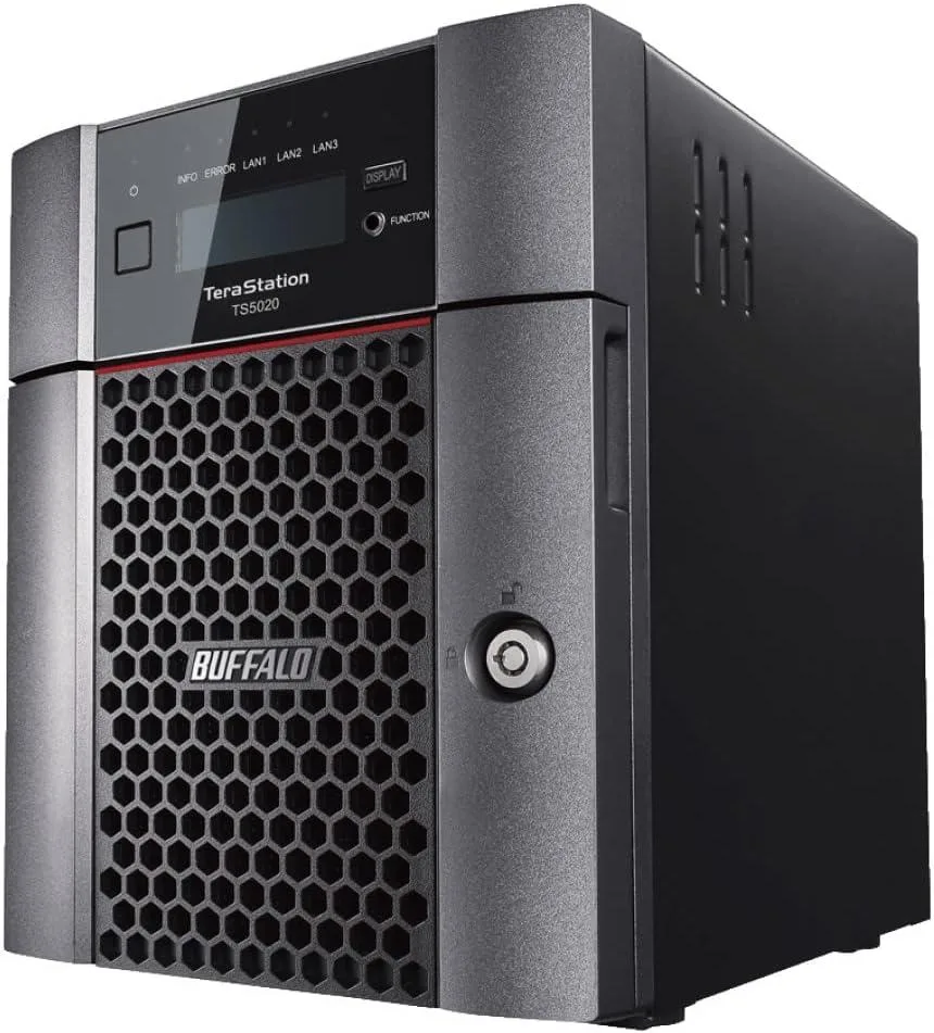 Buffalo TeraStation 5420DN desktop NAS unit with four drive bays
