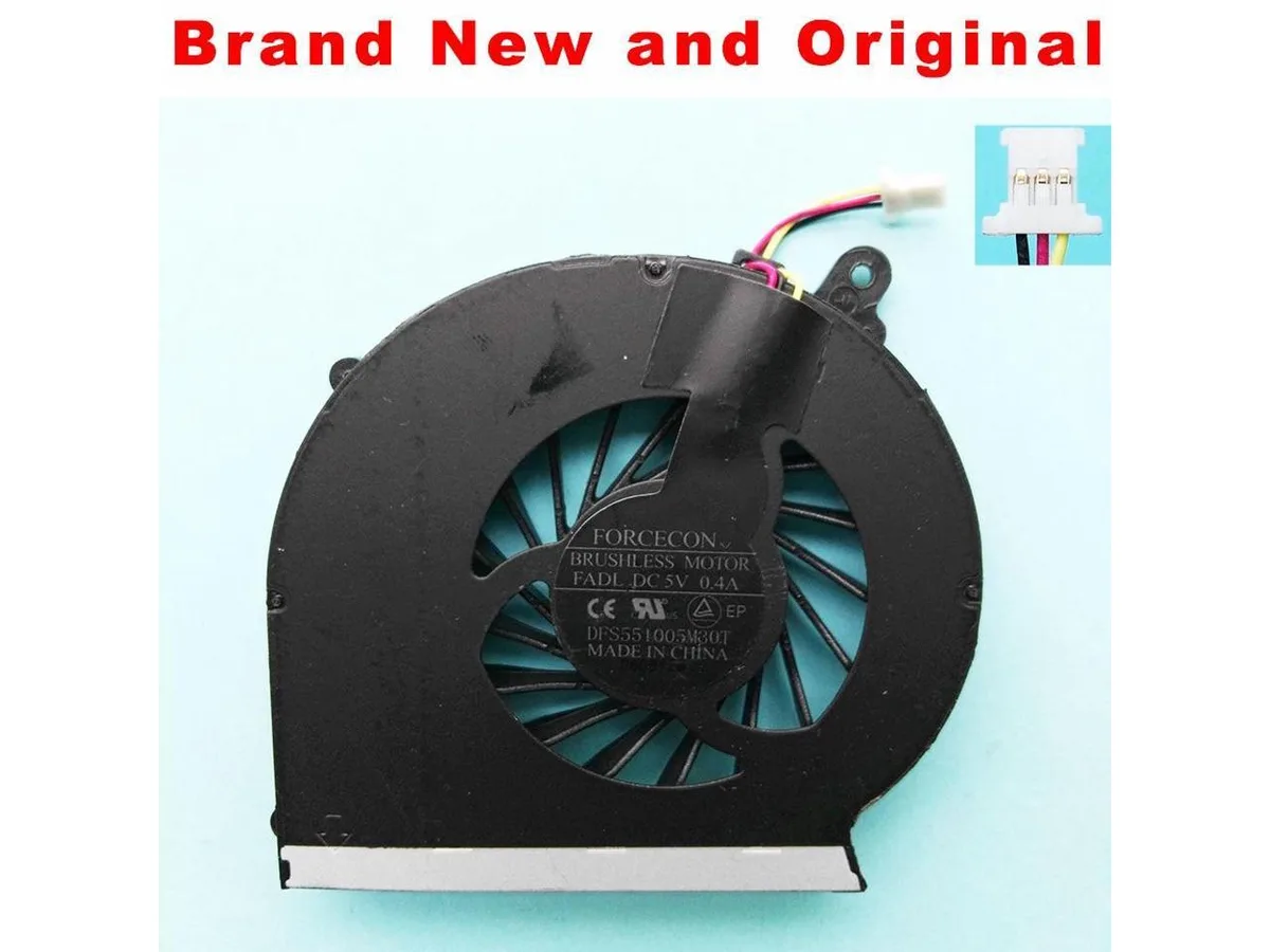 Fans Fans CPU cooler DFS551005M30T for HP Compaq CQ43 G43 CQ57 G57 430 431 435 436 630 635 — foto del producto