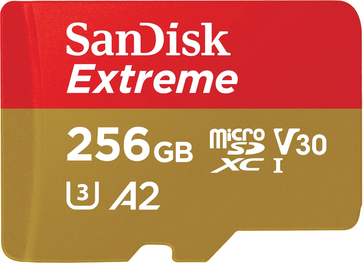 SanDisk SanDisk Extreme 256GB microSDXC UHS-I U3 A2 V30 190MB/s SDSQXAV-256G-GN6MA memory card — foto produk