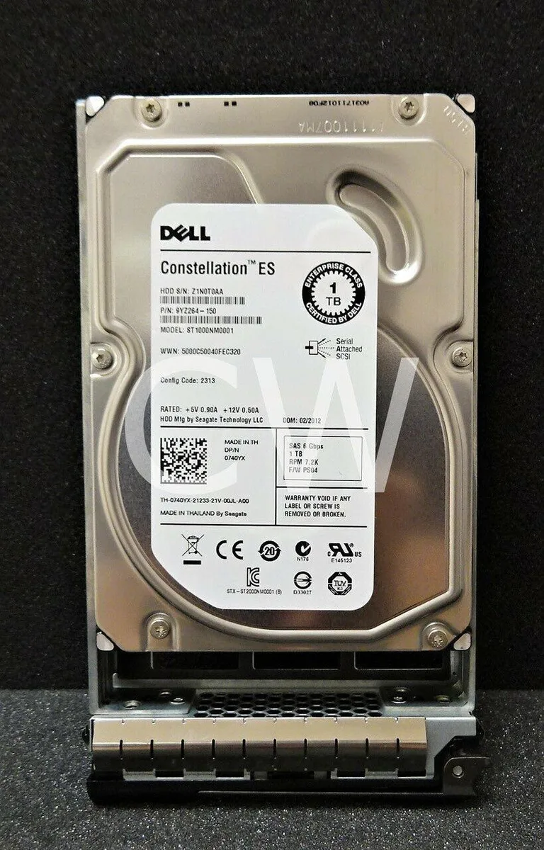 DELL DELL ST1000NM0001 CONSTELLATION ES 1TB 7200RPM SAS 3.5" internal hard drive — 商品写真