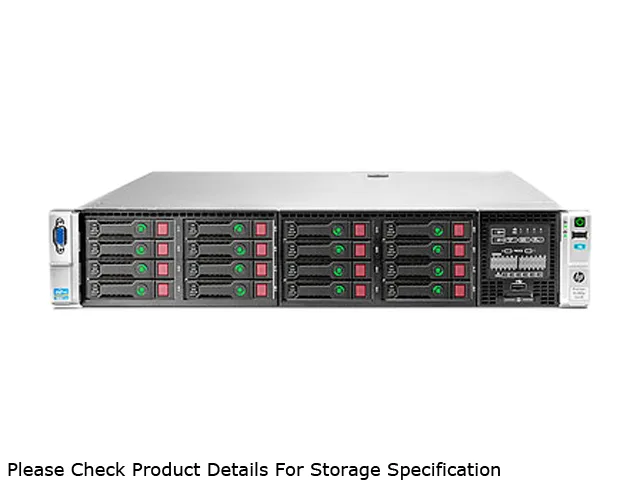Silver 2U rack server front with drive bays and DVD-RW slot