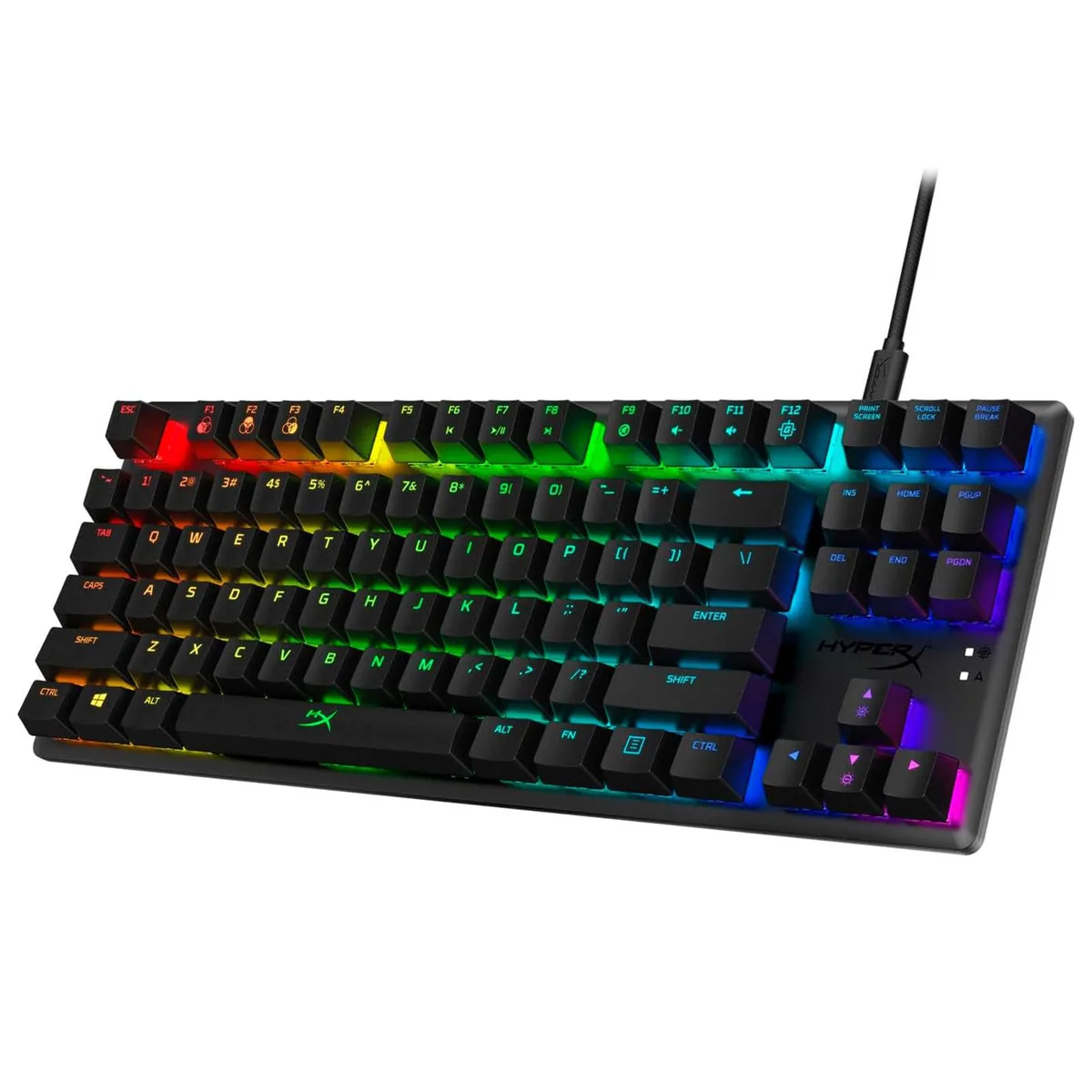 HyperX HyperX Alloy Origins Core 87-key TKL Gaming Keyboard Ice Switch Black — fotografia produktu
