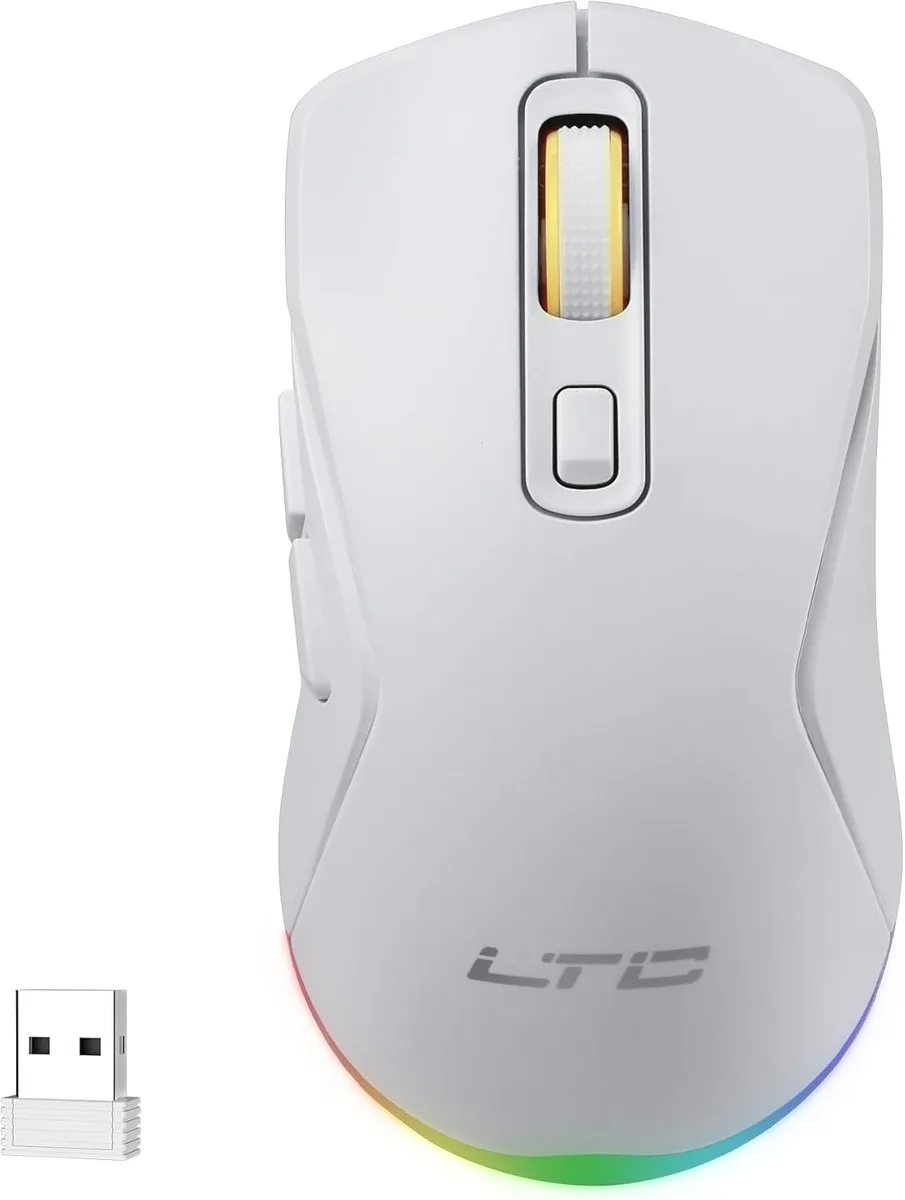LTC LTC GM025 Gaming Mouse White 12000 DPI PAW3311 — product photo
