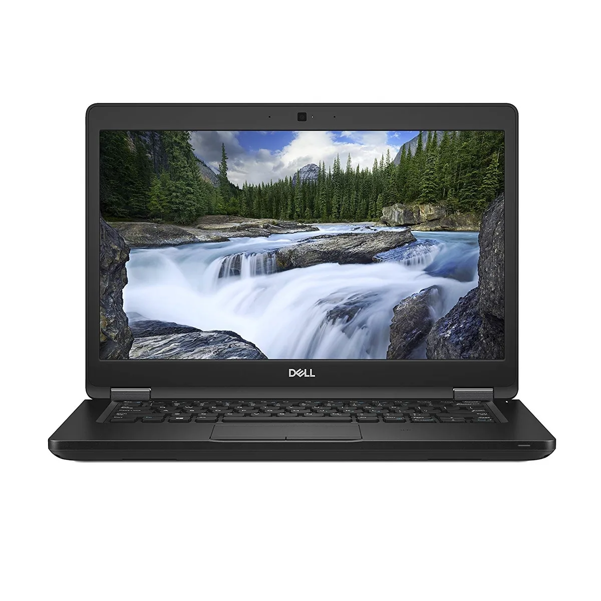 Black Dell Latitude 5490 laptop, 14 inch IPS non-touch screen, thin and light chassis