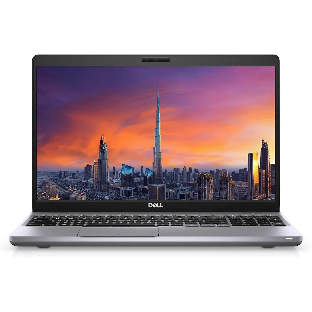 Grey Dell Precision 3551 laptop with 15.6 inch IPS display