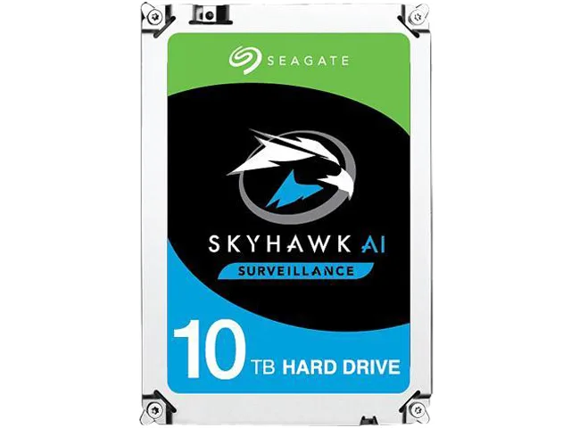 Seagate Seagate SkyHawk AI ST10000VE001 10TB 7200 RPM 256MB SATA 6.0Gb/s 3.5" internal hard drive — product photo