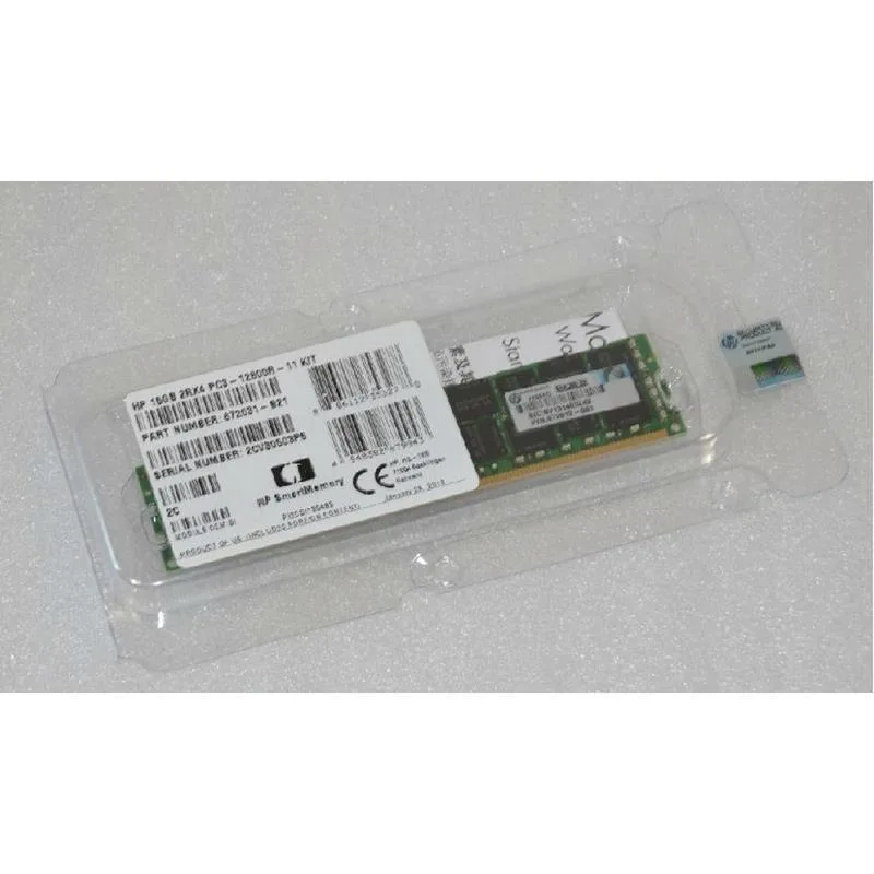HPE HPE 672612-081 16GB DDR3 ECC Registered 1600MHz server RAM — 제품 사진