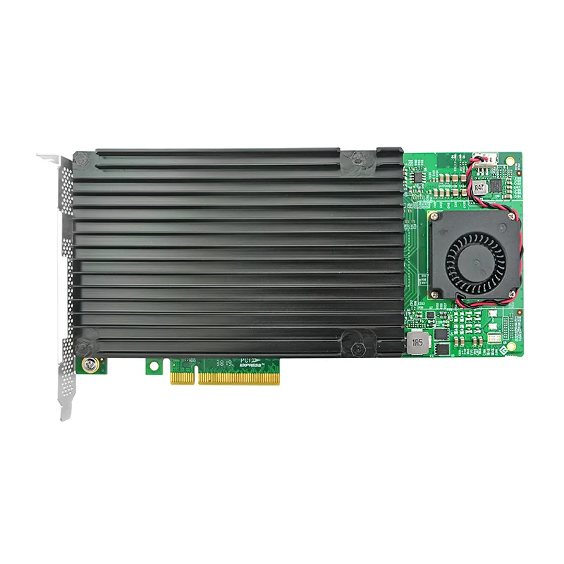 Shenzhen Lianrui Information Technology Shenzhen Lianrui Information Technology LRNV9524-4I PCIe 3.0 x8 to 4 M.2 NVMe expansion card — foto del prodotto