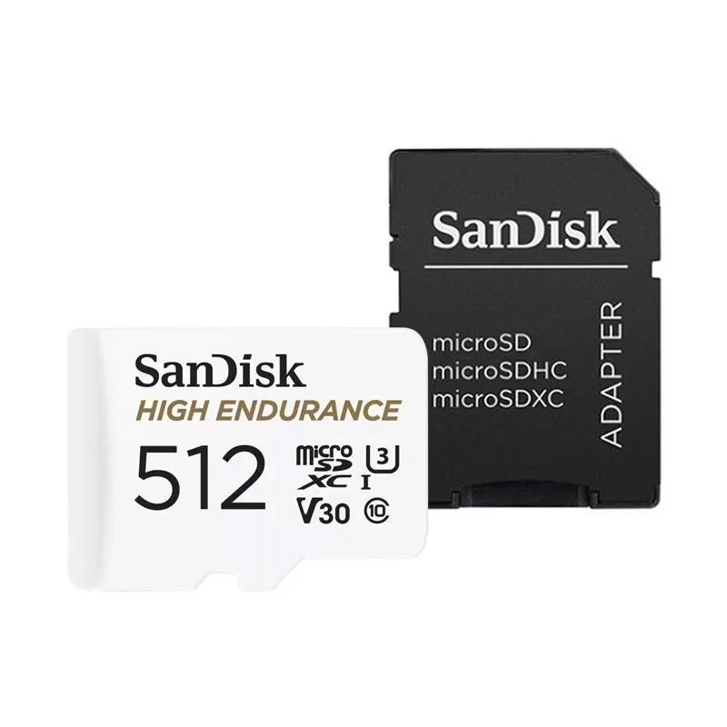 SanDisk SanDisk High Endurance microSDXC 512GB U3 V30 100MB/s 40MB/s memory card — תמונת המוצר