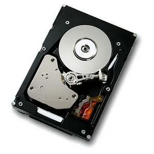 Silver 3.5 inch internal hard drive with Fibre Channel connector