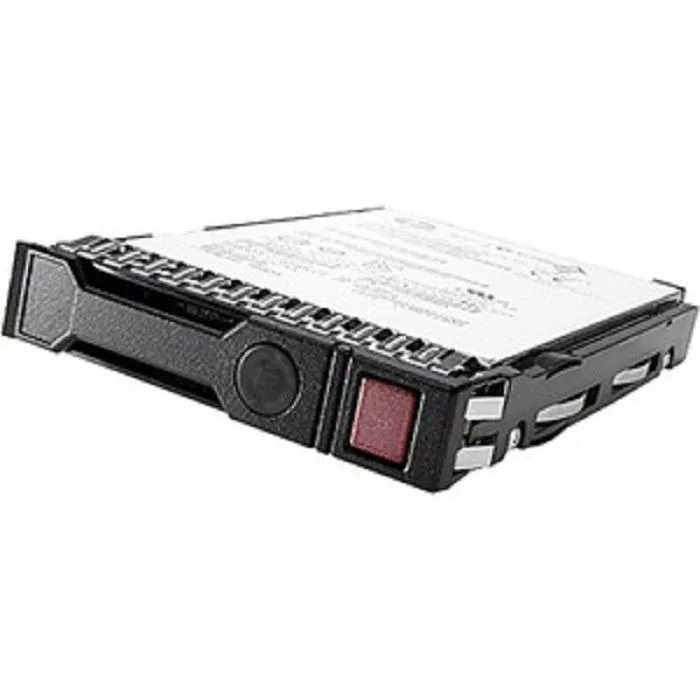 3.5 inch HPE SAS hard drive, silver metal casing, standard enterprise form factor