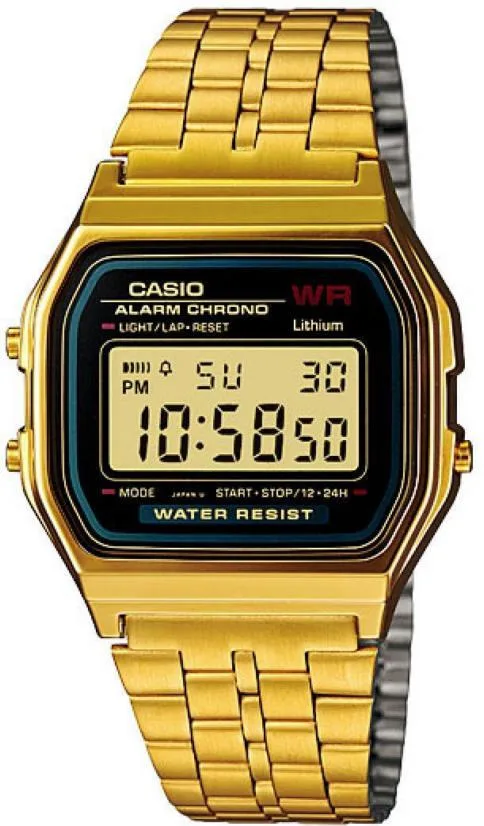 CASIO CASIO A159WGEA Gold Digital Watch 33 mm — product photo