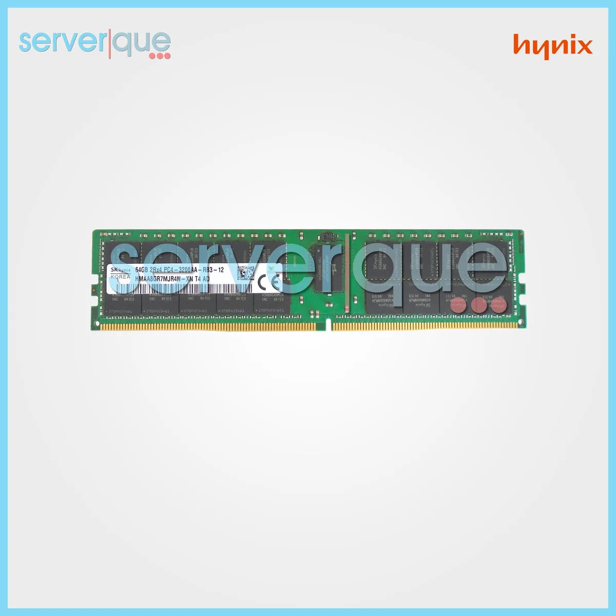SK hynix SK hynix HMAA8GR7MJR4N-XN 64GB DDR4-3200 ECC Reg CL22 Dual Rank Server RAM — photo du produit