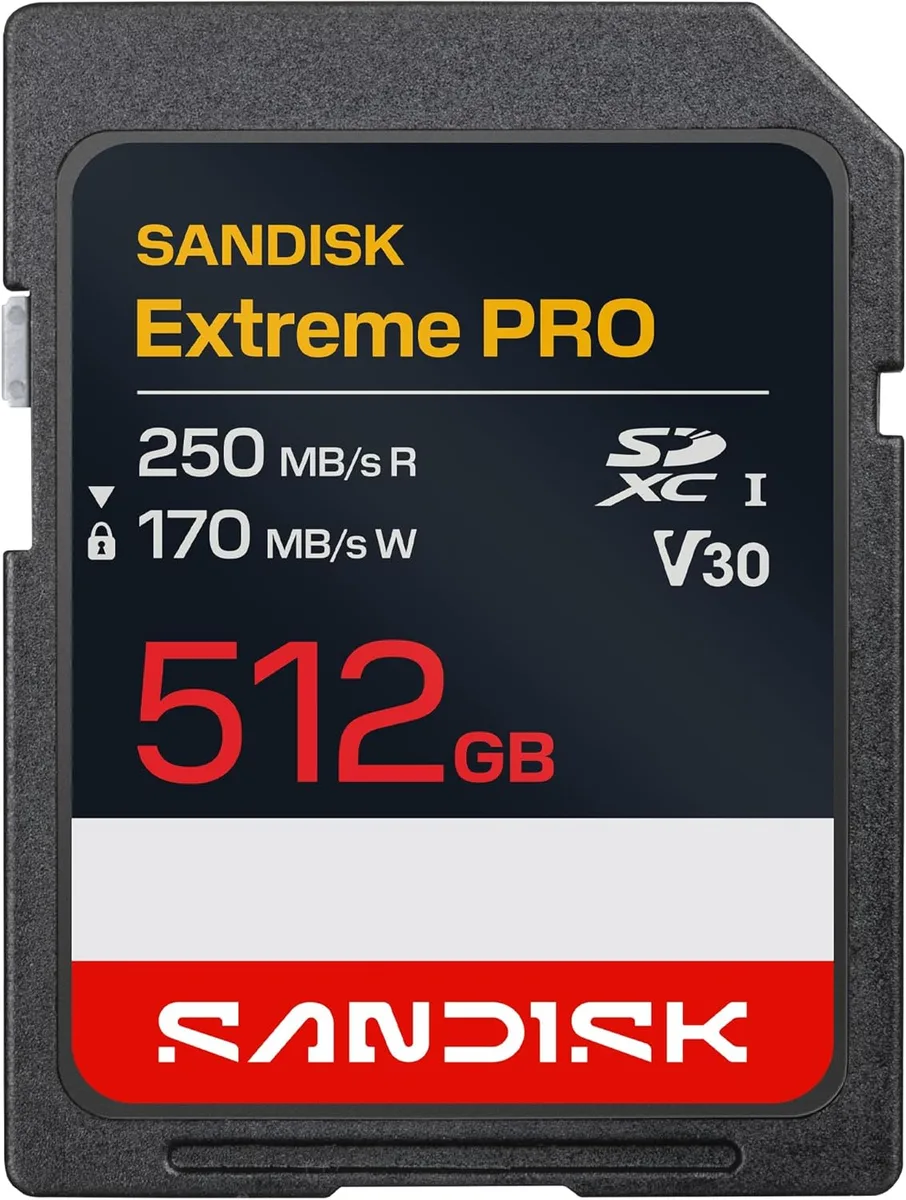 SanDisk SanDisk Extreme Pro SDXC 512GB UHS-I U3 V30 A2 SDSDXXJ-512G-GSCIN — tuotekuva