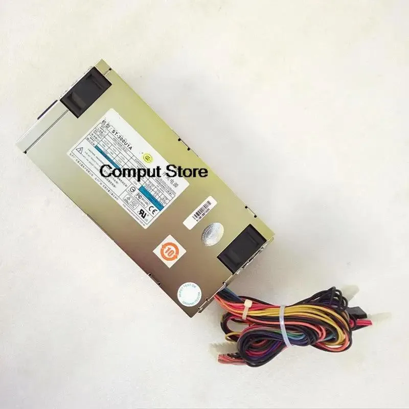 Rectangular ATX power supply unit in matte black finish