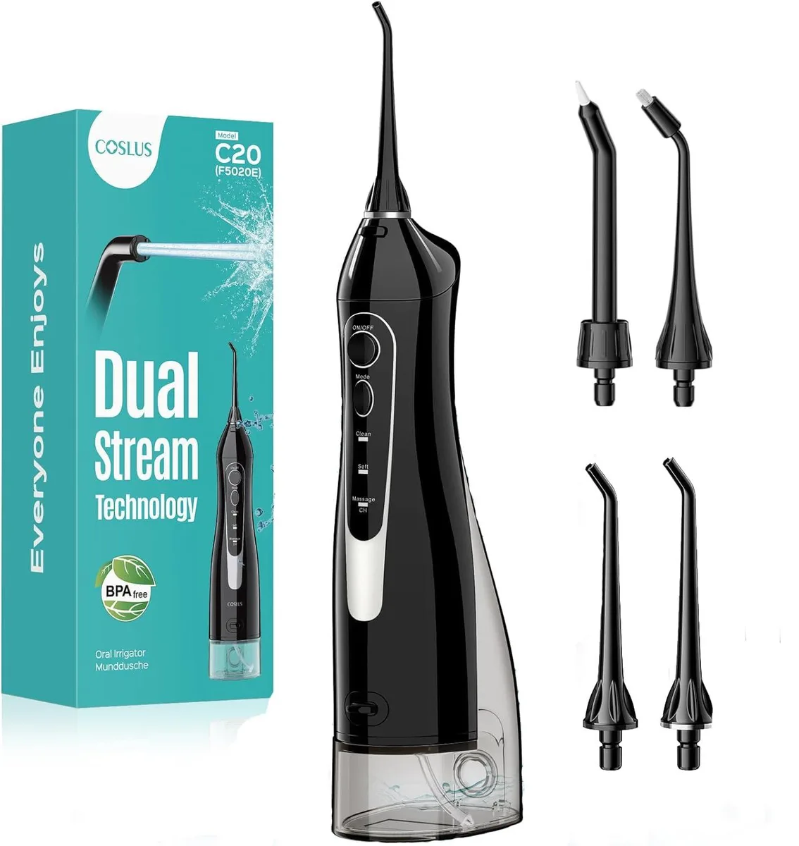COSLUS W40 Whitening Flosser 300ML oral care — product photo