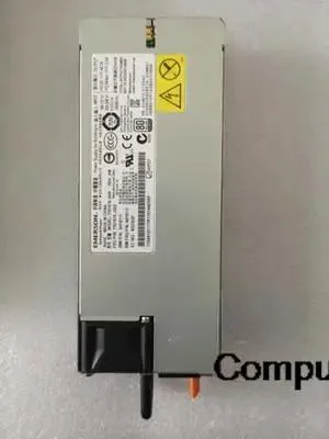 Rectangular silver ATX power supply unit with rear fan grille and power socket