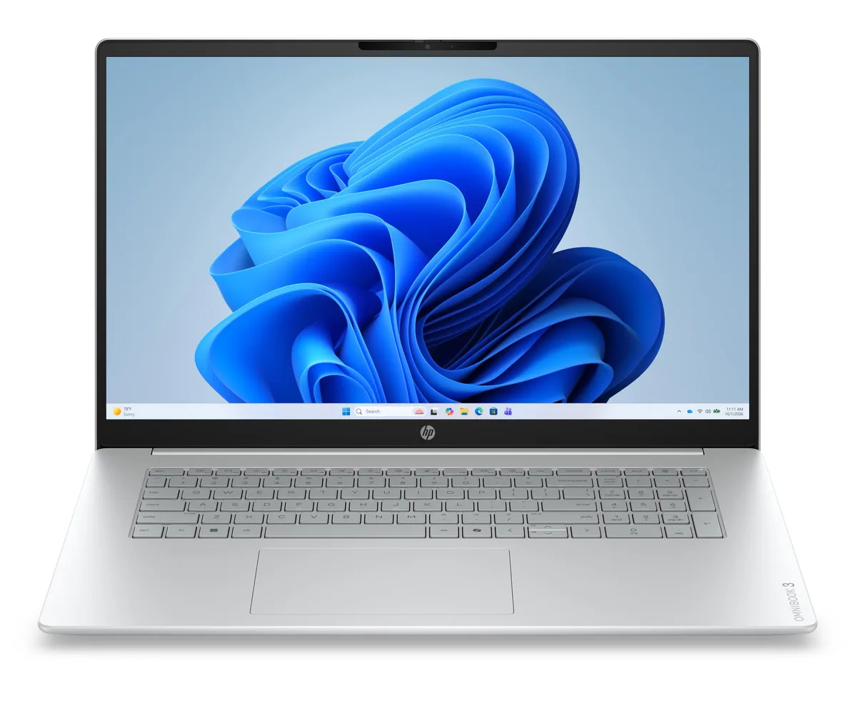 HP HP OmniBook 3 laptop 17.3" FHD Touch Ryzen 5 40 8GB 512GB Windows 11 Pro — photo du produit
