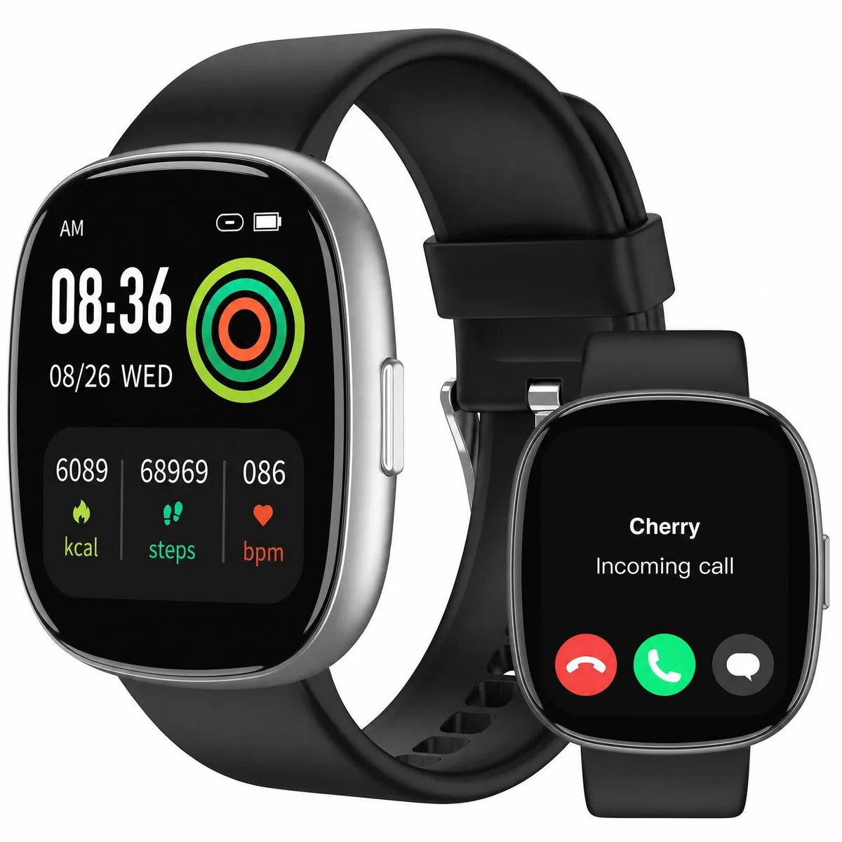  Lively EW1 UH-320 Smart Watch Black 1.83" 240x284 5ATM 7-Day — fotografie produktu