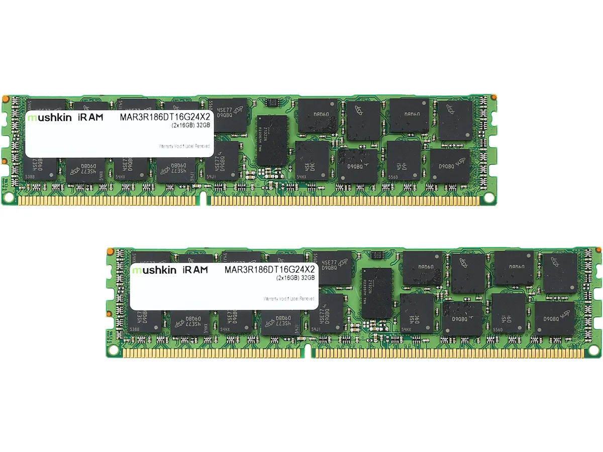 Mushkin Enhanced Mushkin Enhanced MAR3R186DT16G24X2 32GB (2 x 16GB) DDR3 1866 memory upgrade — produktbild