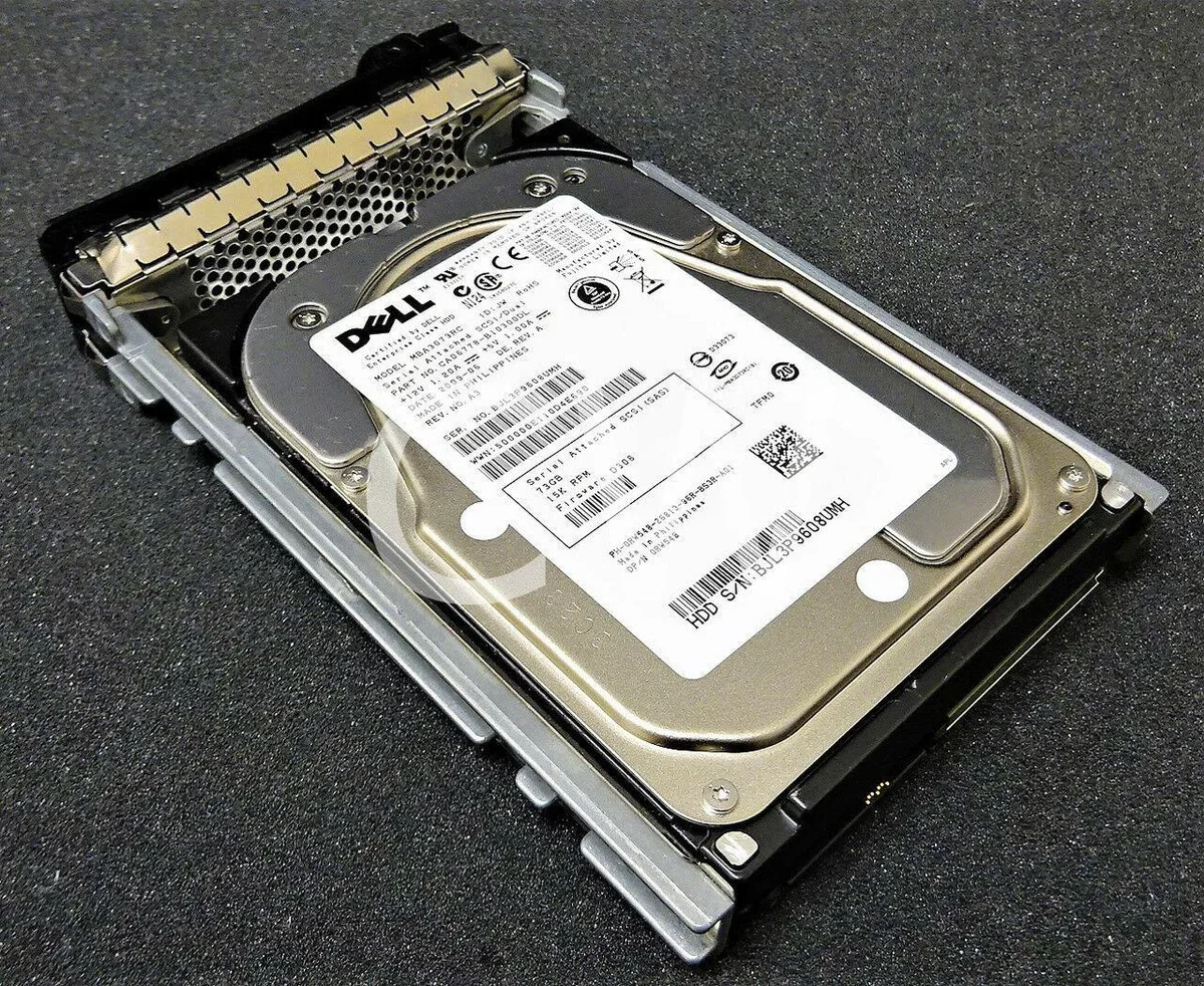 DELL DELL MBA3073RC 73GB 15000RPM 3.5" SAS 16MB internal hard drive with caddy — 商品写真