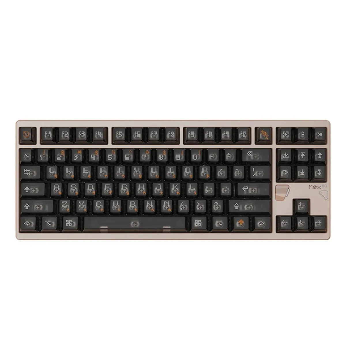 Vszerda Vszerda x QK Hex80 HE Magnetic Gaming Keyboard Sand Gold — 商品写真