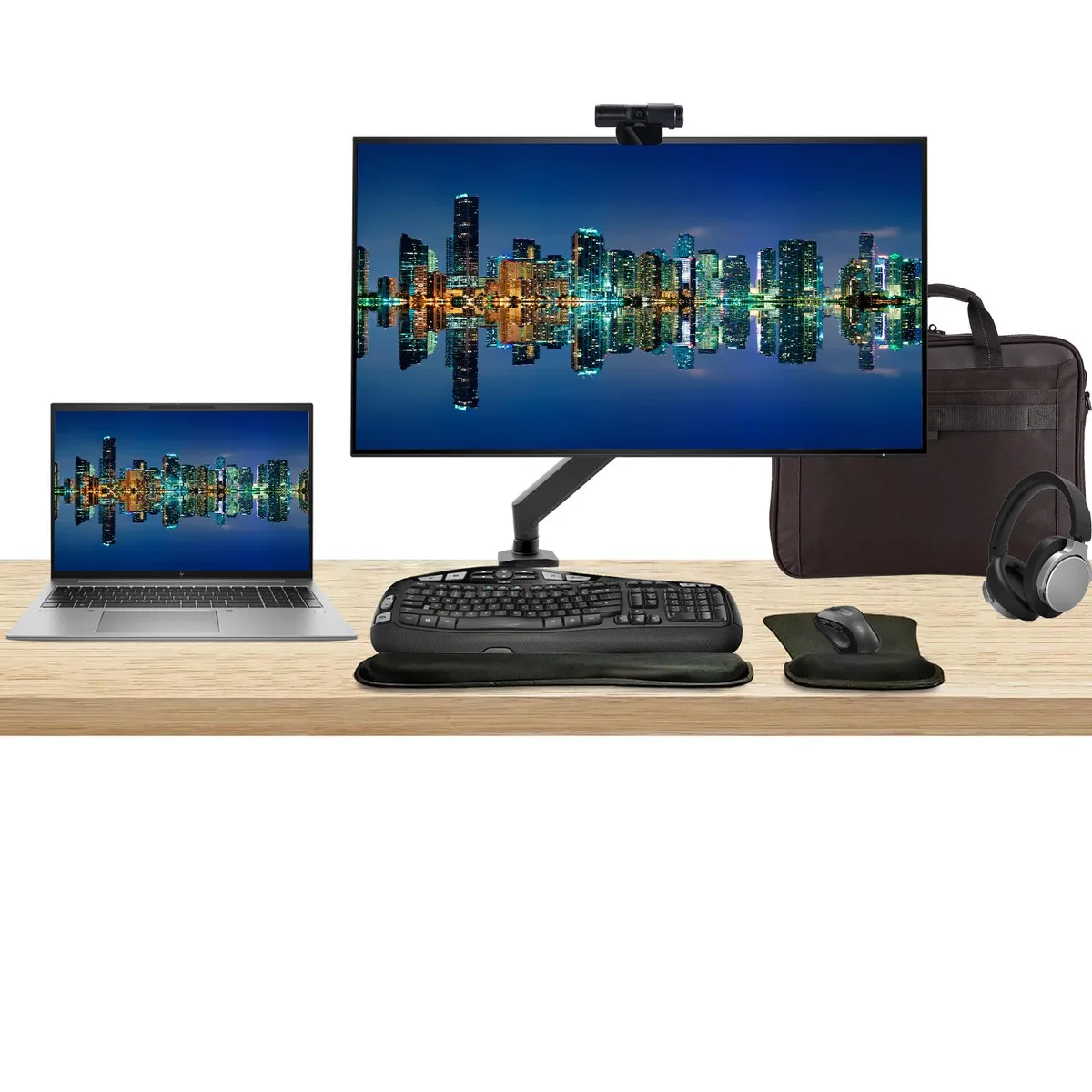 HP HP ZBook Firefly G10 16" i7-1365U 32GB 1TB T550 Z32k 32" 4K Bundle — 商品写真