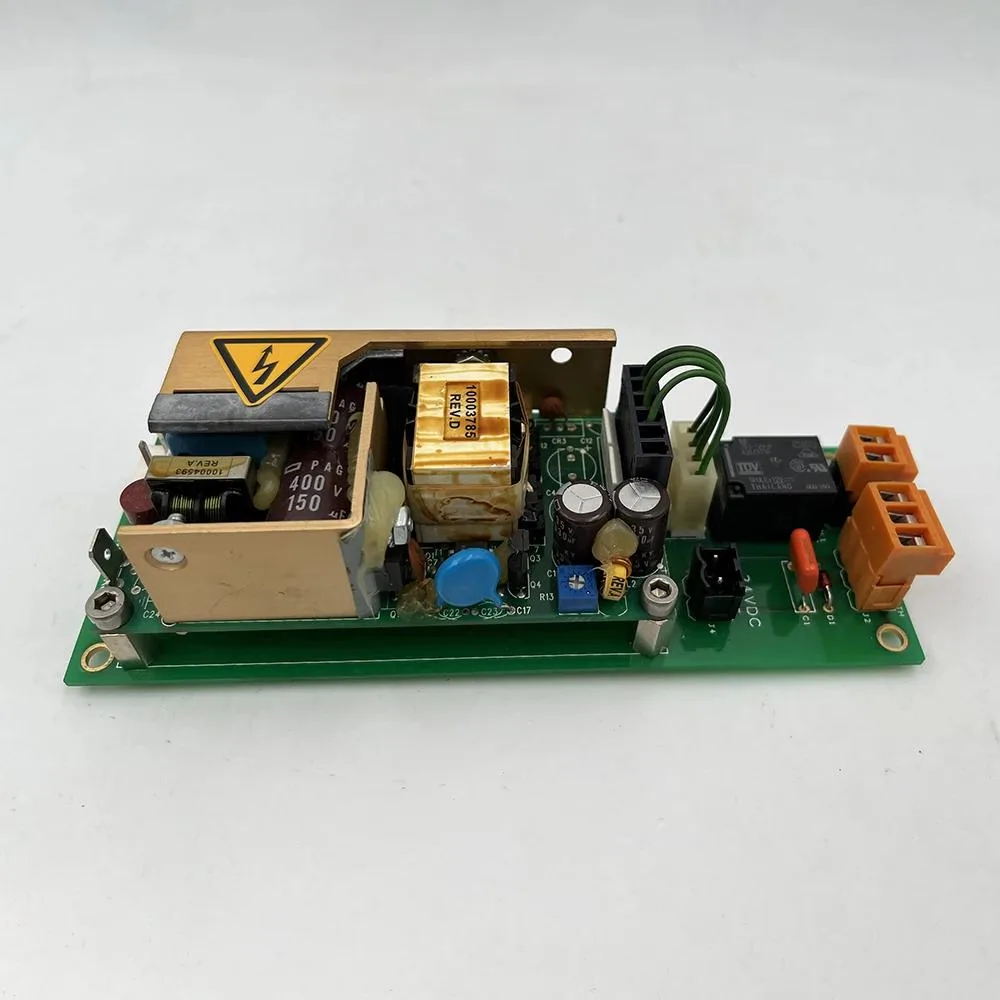 Rectangular ATX power supply module with metal casing and label showing 40W 24V 1.7A