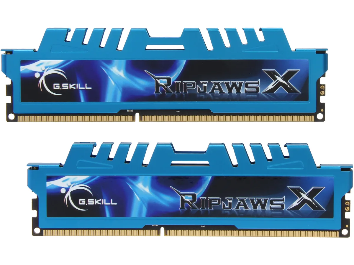 G.SKILL G.SKILL Ripjaws X F3-2400C11D-16GXM 16GB (2x8GB) DDR3 2400 CL11 desktop RAM — photo du produit