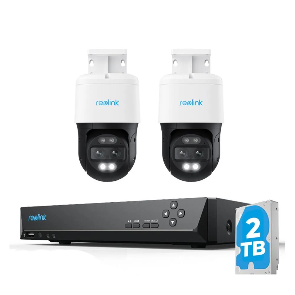 Reolink Reolink RLK8-TrackMixP2-A 8CH 4K PTZ NVR Kit 2TB — vörumynd