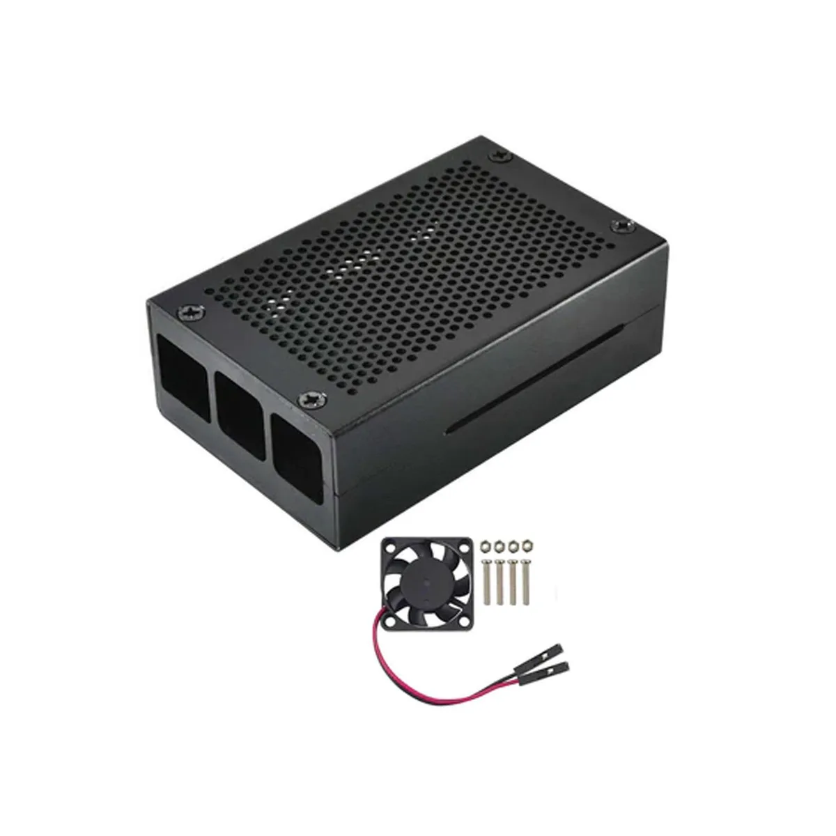 AAAwave AAAwave ODS704 Aluminum Case with Fan for Raspberry Pi 4B — fotografia produktu