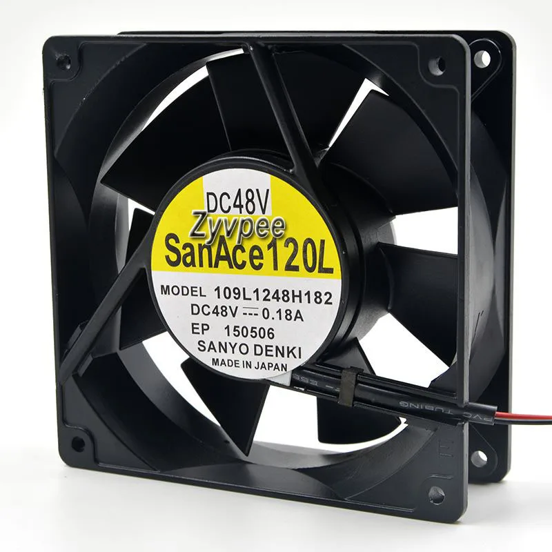 Zyvpee Zyvpee 109L1248H182 12cm 48V .18A 2-wire case fan — foto produk