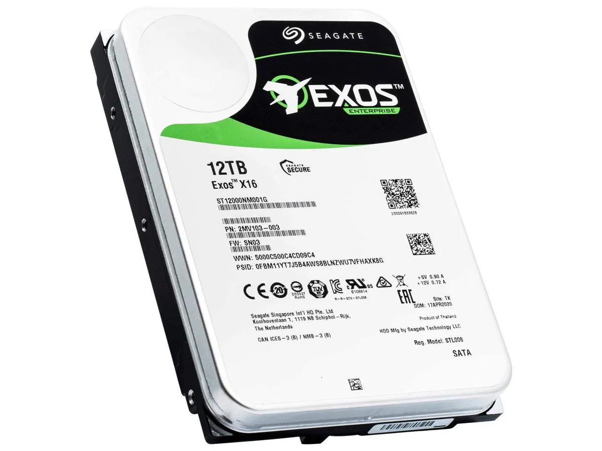 Silver 3.5 inch hard drive bare drive SATA enterprise storage